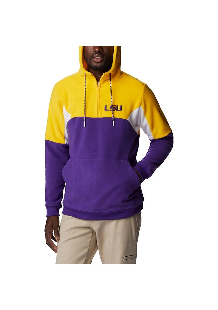 Columbia NCAA LSU Tigers Lodge Quarter-Zip Hoodie