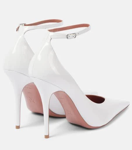 Amina Muaddi Anok 105 patent leather pumps 2