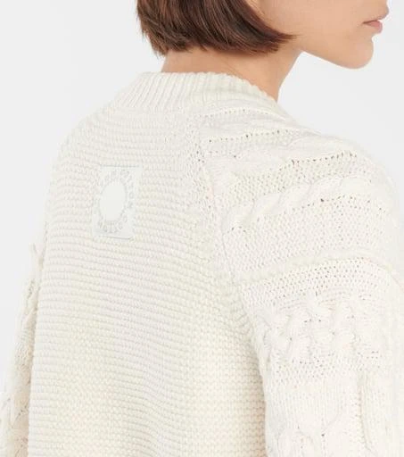 Stella McCartney Aran-knit cotton-blend sweater 4