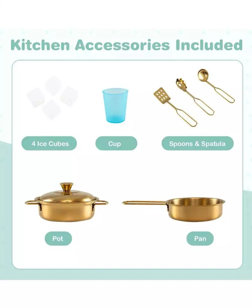 HONGGE Toddler Pretend Play Kitchen for Ages 3–6 4