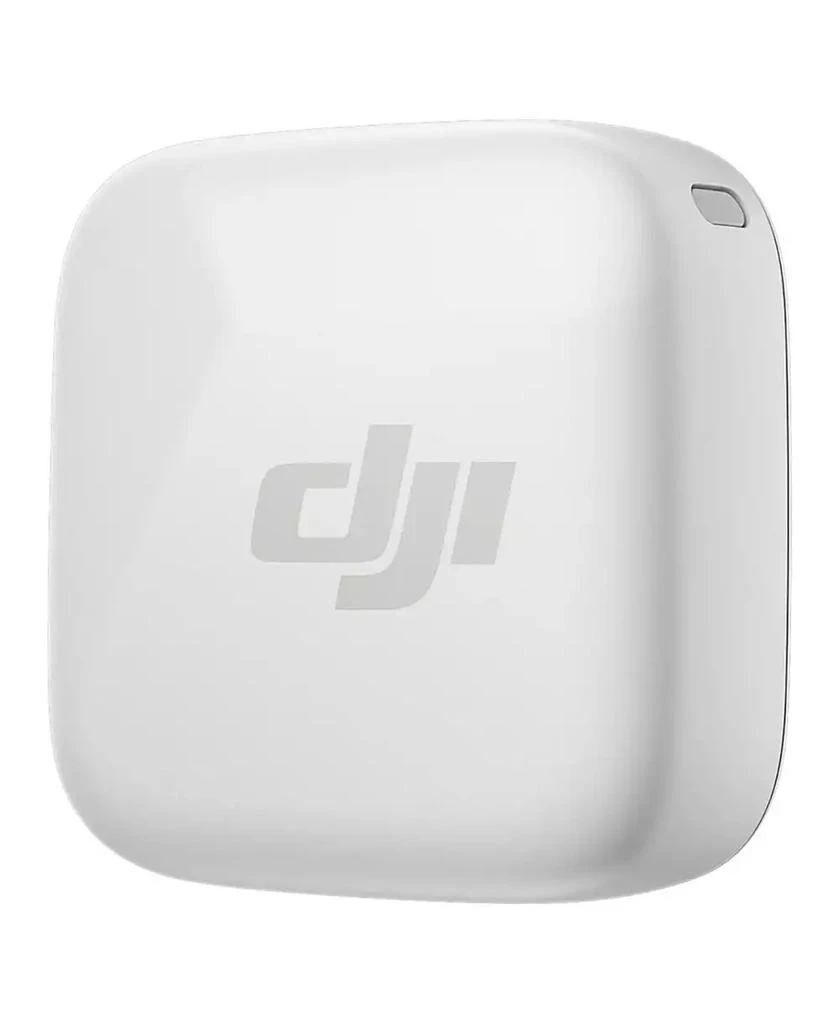DJI Mic Mini Clip-On Transmitter with Built-In Microphone, Arctic White