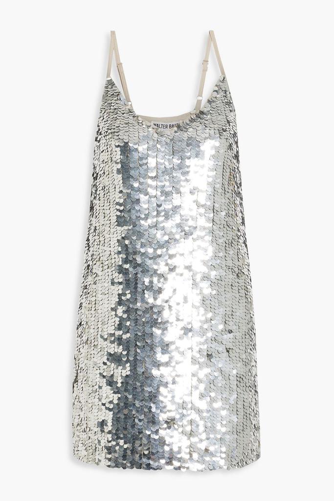 Walter Baker Dolla sequined mesh mini dress