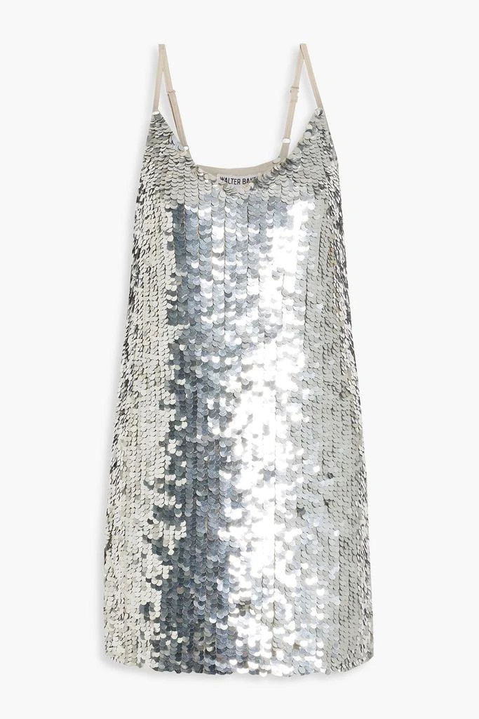 Walter Baker Dolla sequined mesh mini dress 1