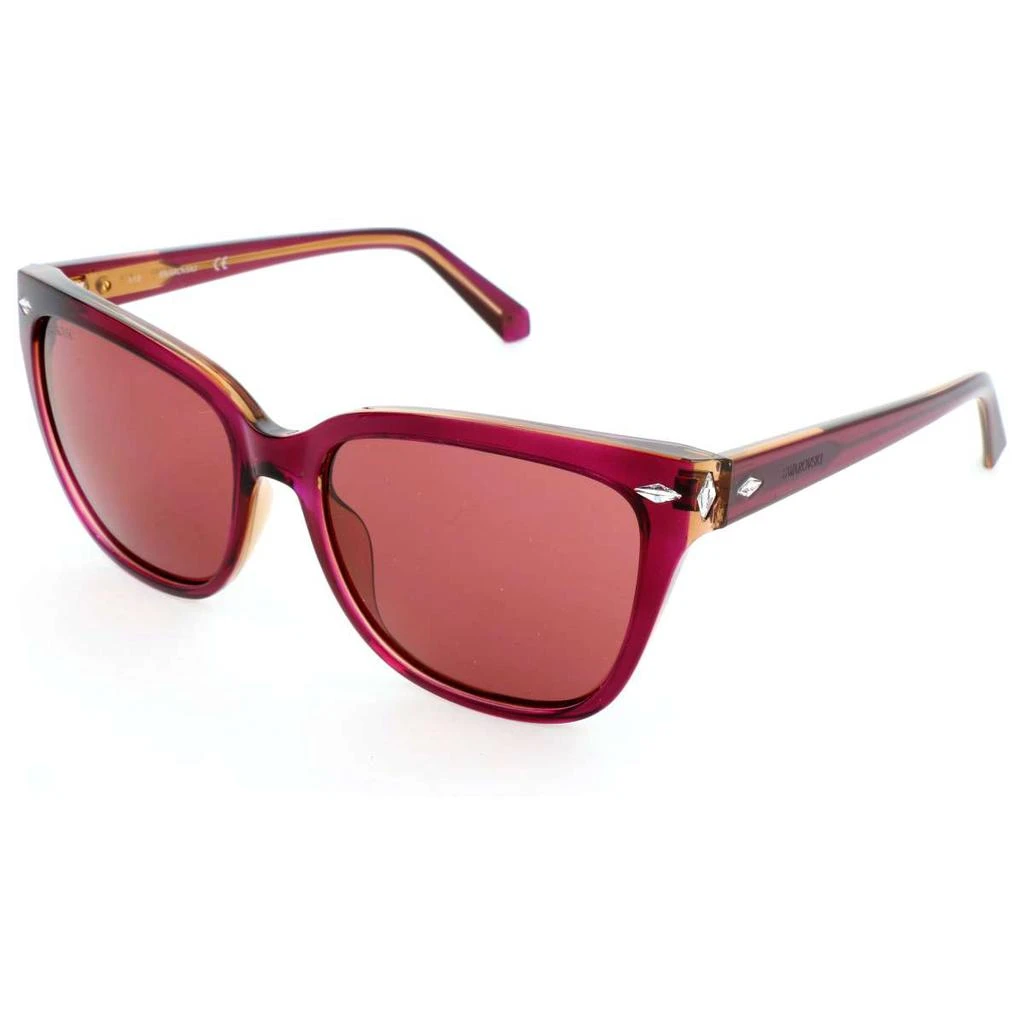 Swarovski Swarovski Women's Purple Cat-Eye Sunglasses 1
