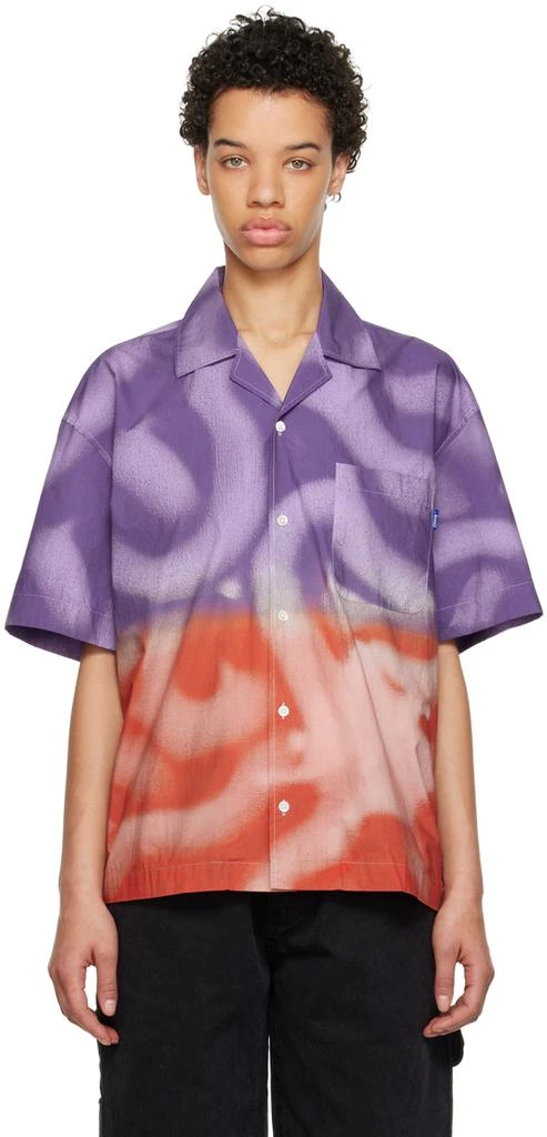 Awake NY Purple & Orange Tercer Mundo Edition Dip-Dyed Shirt 1