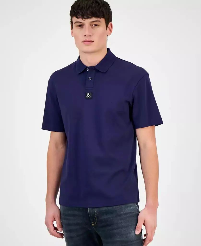 Hugo Boss Men's Deabono Short-Sleeve Button-Placket Polo Shirt