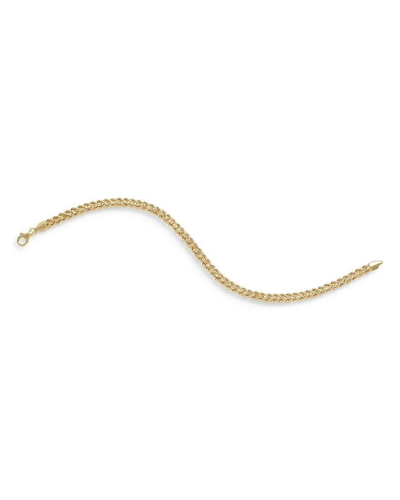 Alberto Amati 14K Yellow Gold Cuore Rope Link Bracelet 1