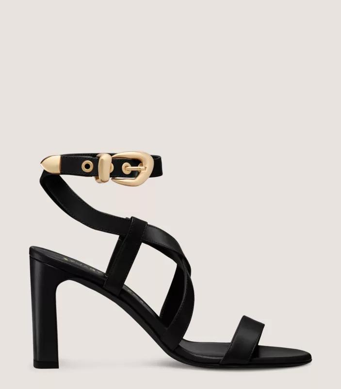 ＊Stuart Weitzman＊ NEARLYNUDE SW BOW SANDAL Stuart Weitzman Nearlynude Textured Bow Ankle Strap Sandals
