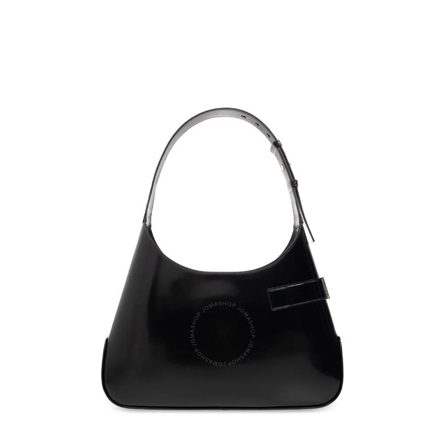 Salvatore Ferragamo Gancini-Buckled Asymmetric Leather Shoulder Bag 2