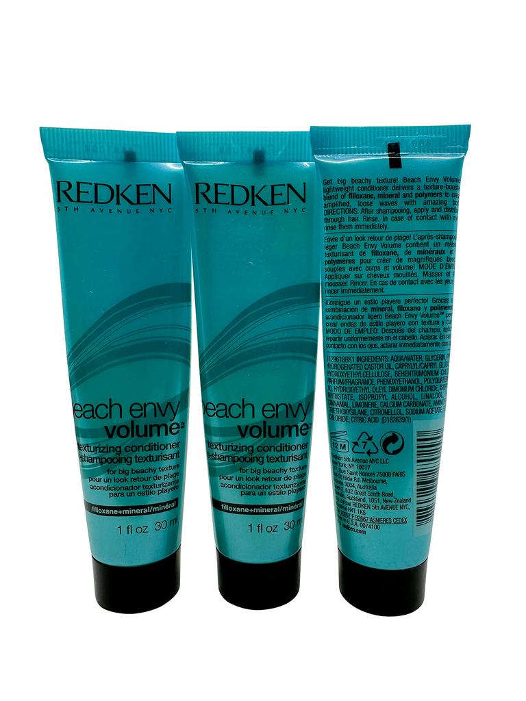 Redken Beach Envy Volume Texturizing Conditioner 1 OZ Set of 3