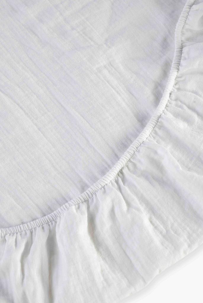 Christy Organic retreat relaxed feel 100% organic cotton double fitted sheet