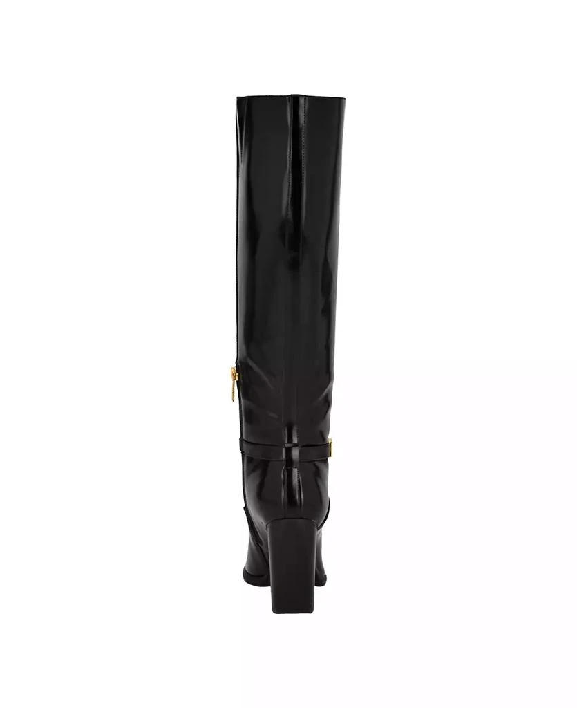 GUESS Women's Lendy Buckle Strap G-Logo High Knee Boots 4