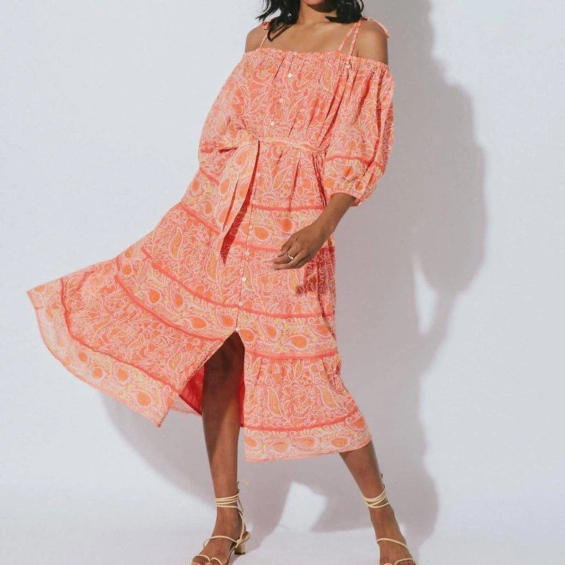 Cleobella Starling Mini Dress in Verdant Flight