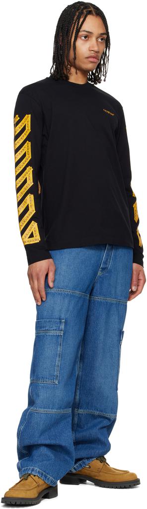 トップス 20SS OFF WHITE TAPE ARROWS LONG SLEEVES Buy Off-White Tape Arrows Long Sleeve T-Shirt 'Black