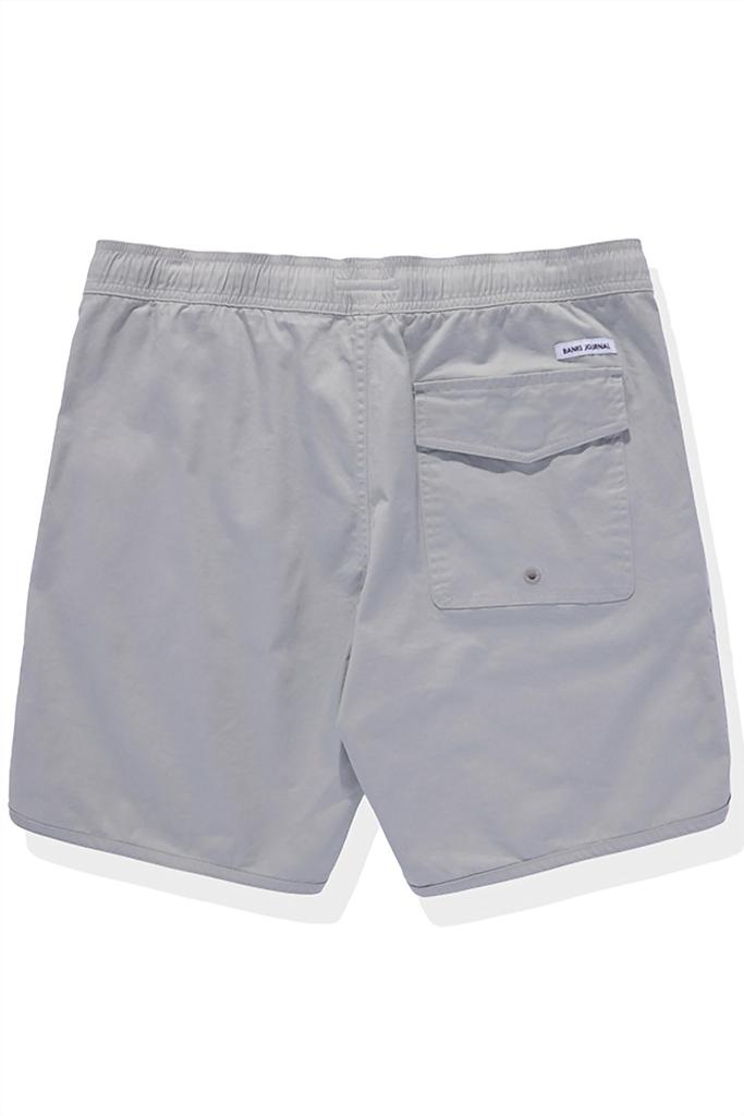 Banks Journal Men's Label Elastic Boardshorts In Frost