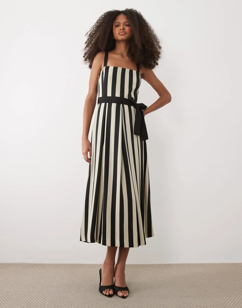 mango black pleated dress Asymmetrical pleated dress - Women