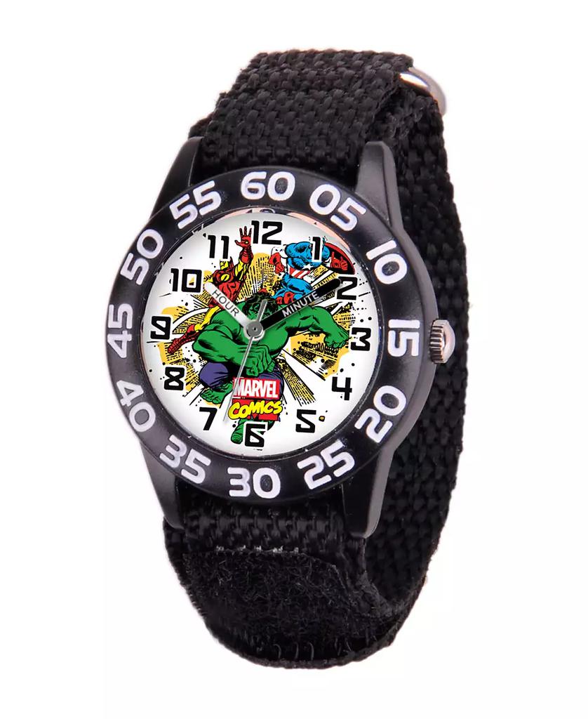 ewatchfactory Marvel Hulk Boys' Black Plastic Time Teacher Watch