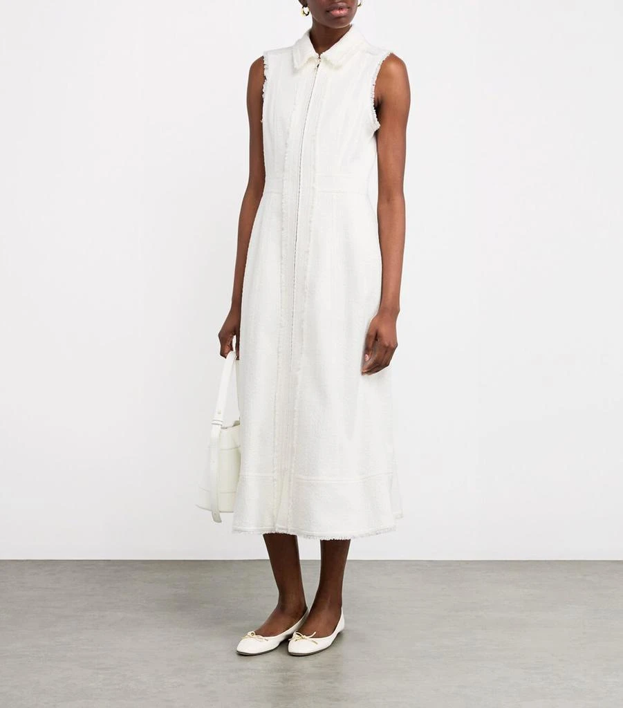 ME+EM Tweed Zipped Midi Dress 2