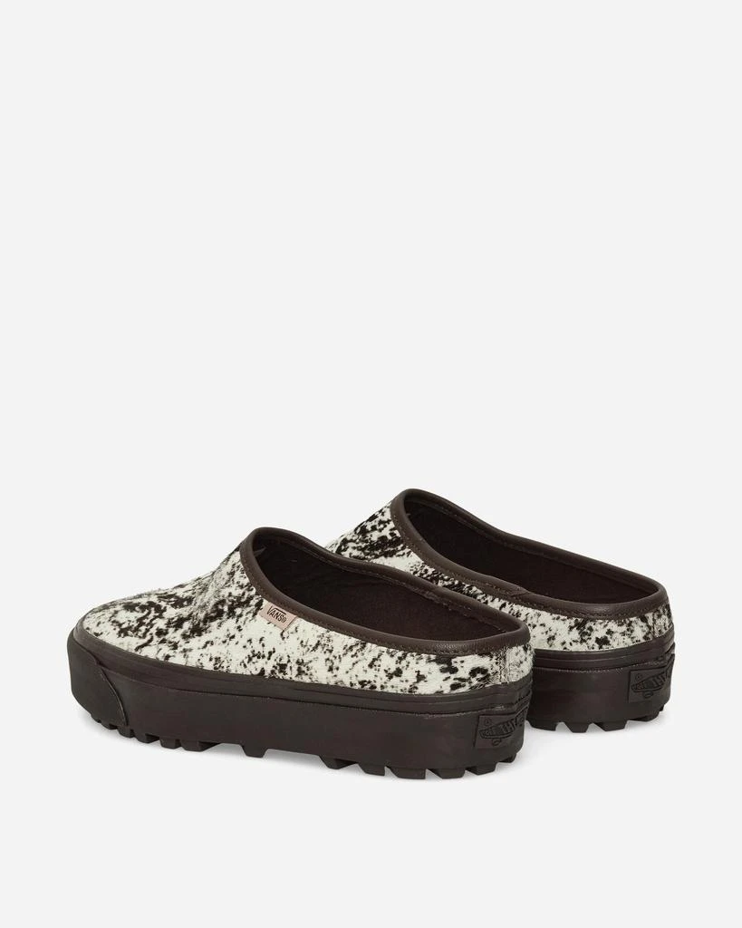 Vans Premium Style 17 Pony Hair Mules Chocolate Plum 4