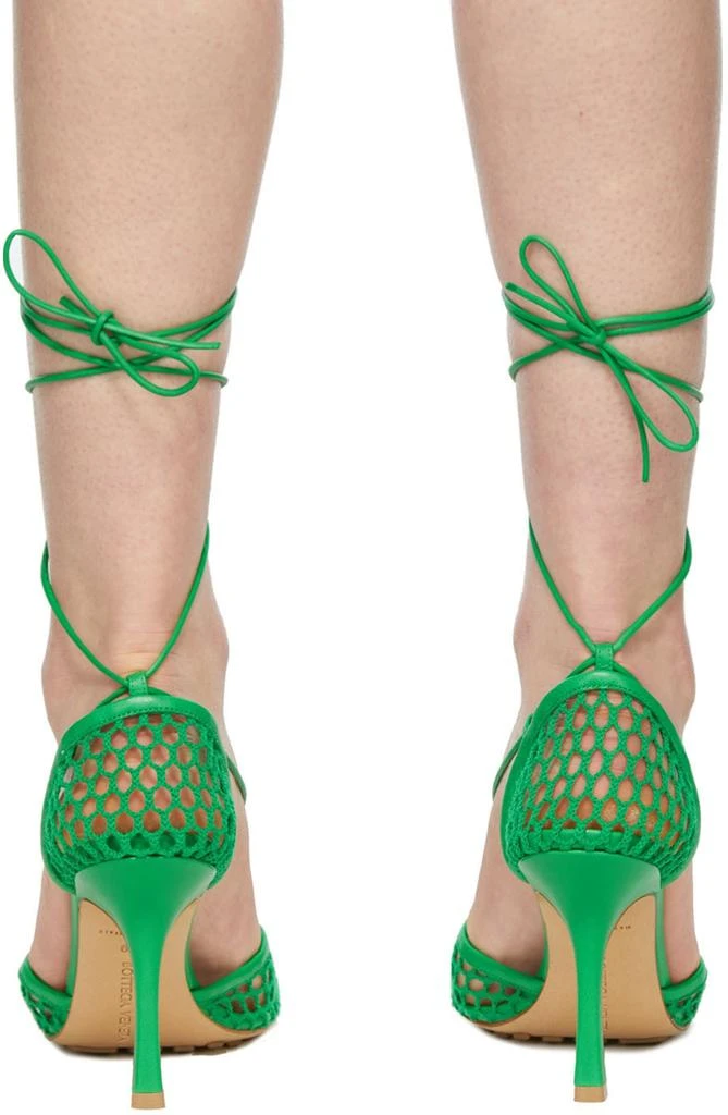 Bottega Veneta Green Stretch Heels 4