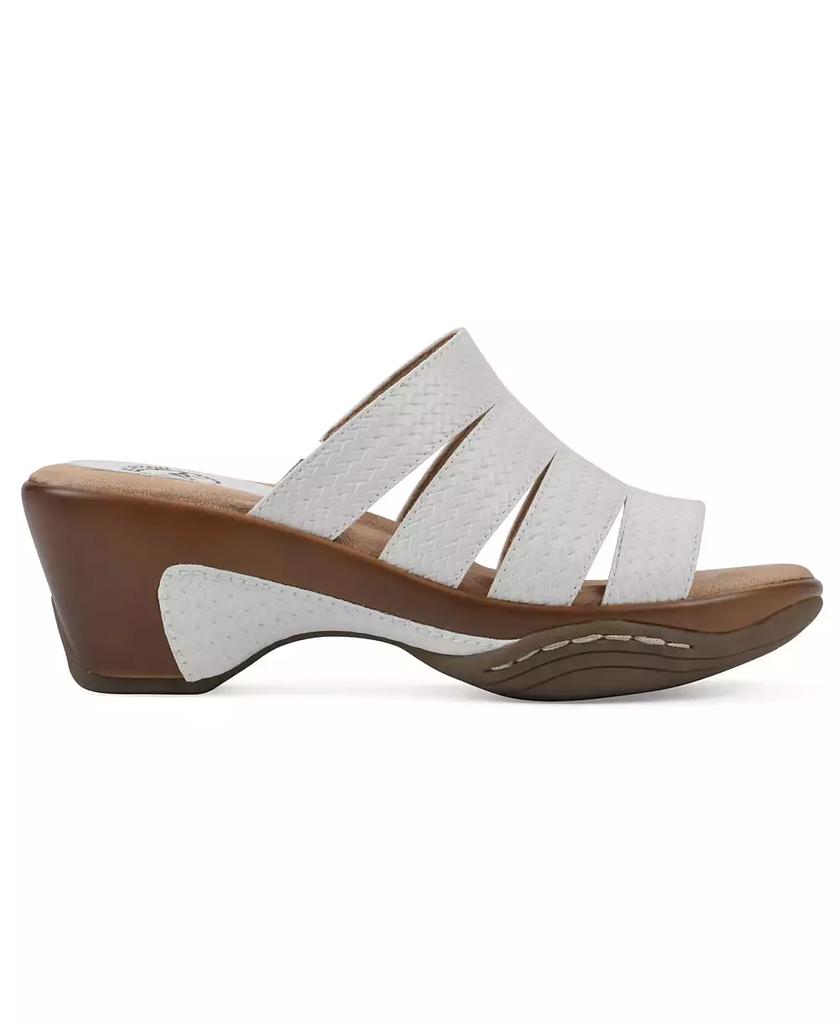 White Mountain Women's Valora Slip-On Clog Sandals