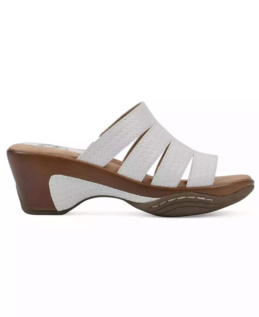 White Mountain Women's Valora Slip-On Clog Sandals 2