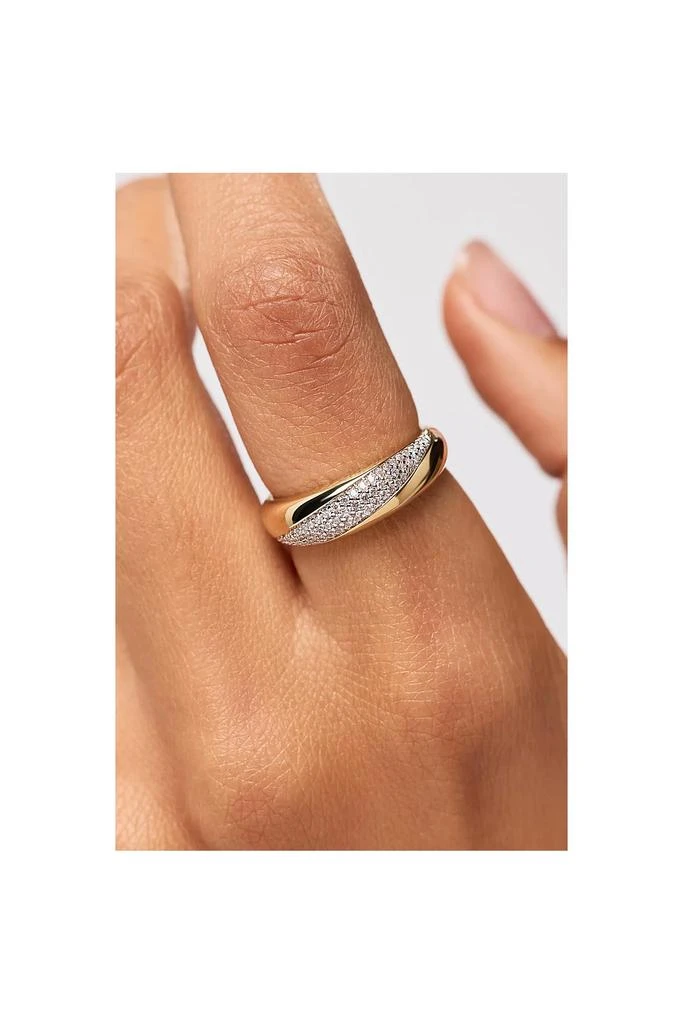 Ana Luisa Ana Luisa Kira Dome Gold Band Ring