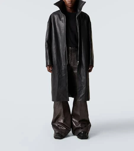 Rick Owens Coated wide-leg jeans 2