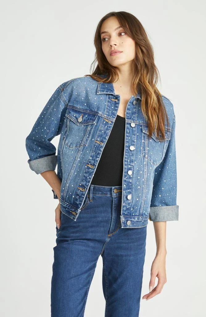 Driftwood x After Party Rhinestone Embellished Jean Jacket 7