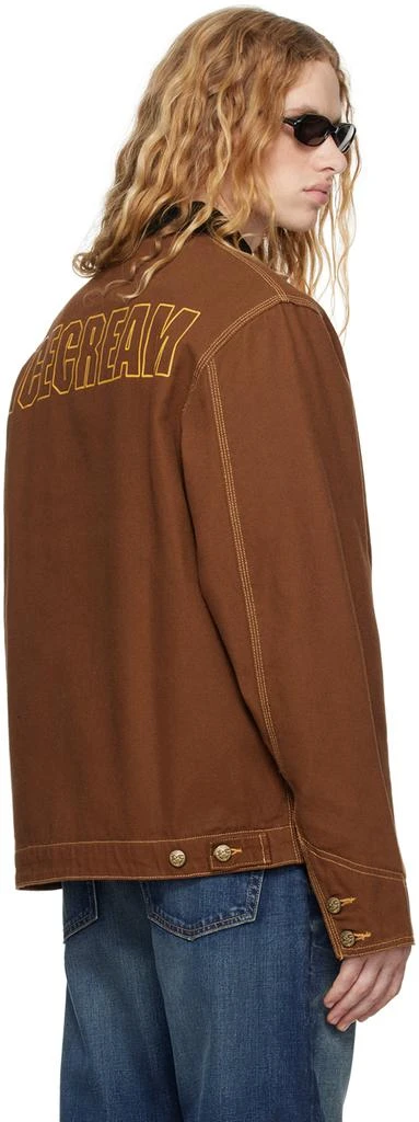 Icecream Brown Canvas Lined Work Jacket 3
