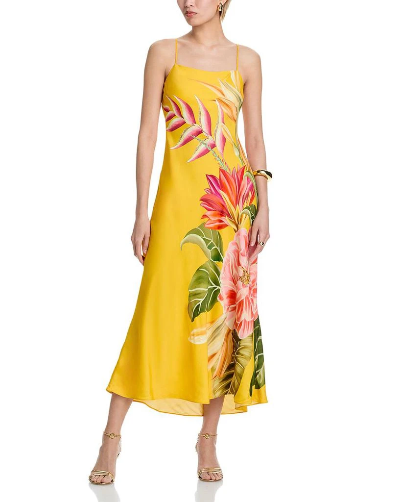 Farm Rio Spring Awakening Yellow Maxi Dress - Exclusive 1