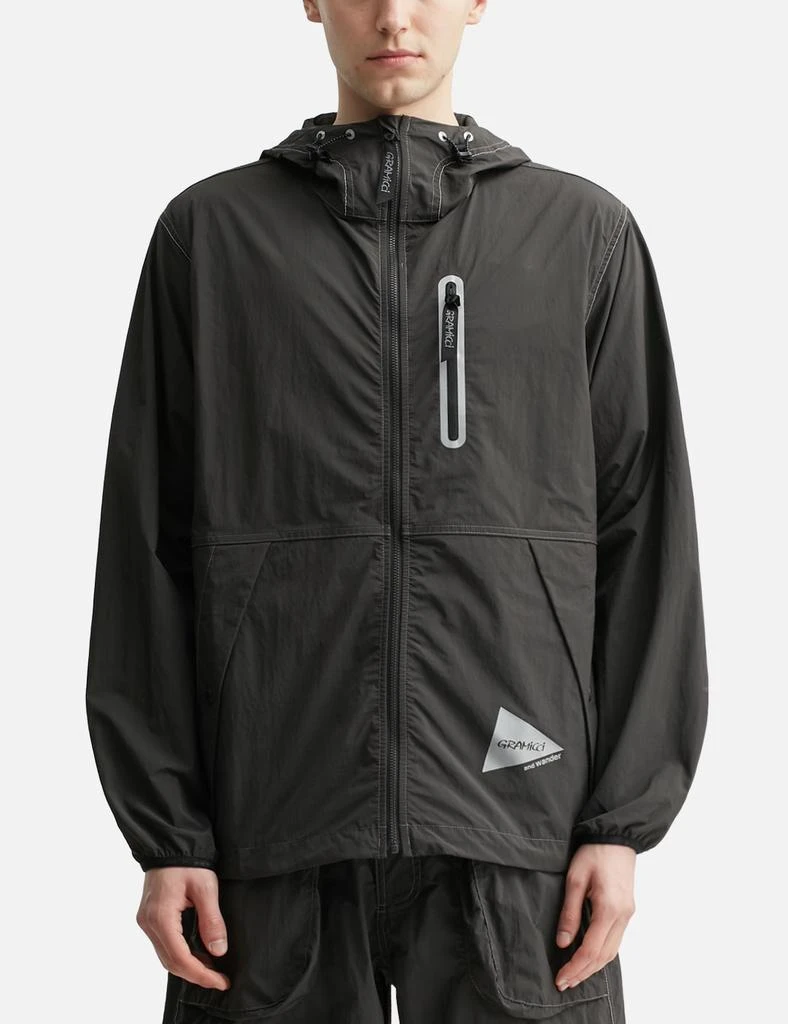 Gramicci Gramicci x and wander Brushed Nylon Jacket 3