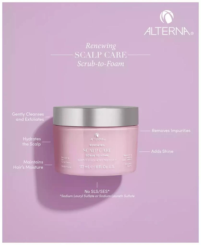 ALTERNA Renewing Scalp Care Scrub To Foam, 6 oz. 9