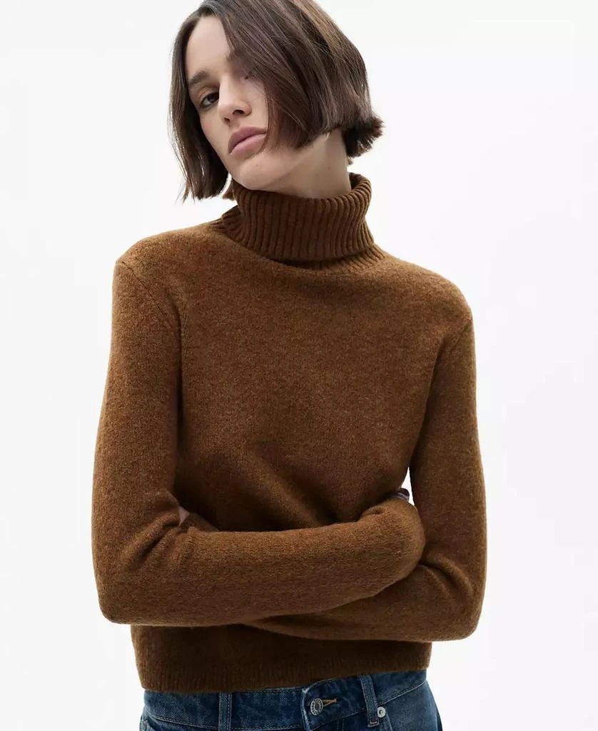 Mango Women's Turtleneck Sweater 1