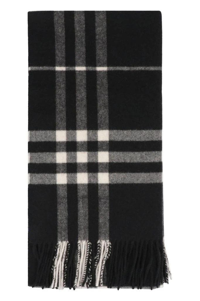 Burberry Burberry Checked Cashmere Scarf 1