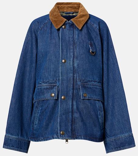 Barn Jacket - Snap Closure Denim Jacket with Patch Pockets and