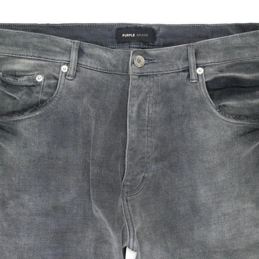Purple Brand SAND WASH SHINE FADED BLACK SKINNY JEANS 4