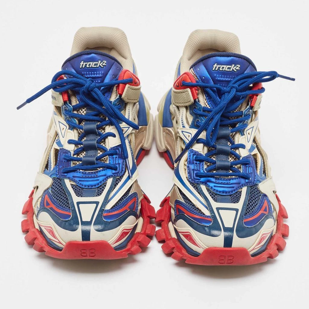 Balenciaga Balenciaga Multicolor Faux Leather and Mesh Track 2 Sneakers Size 44 3