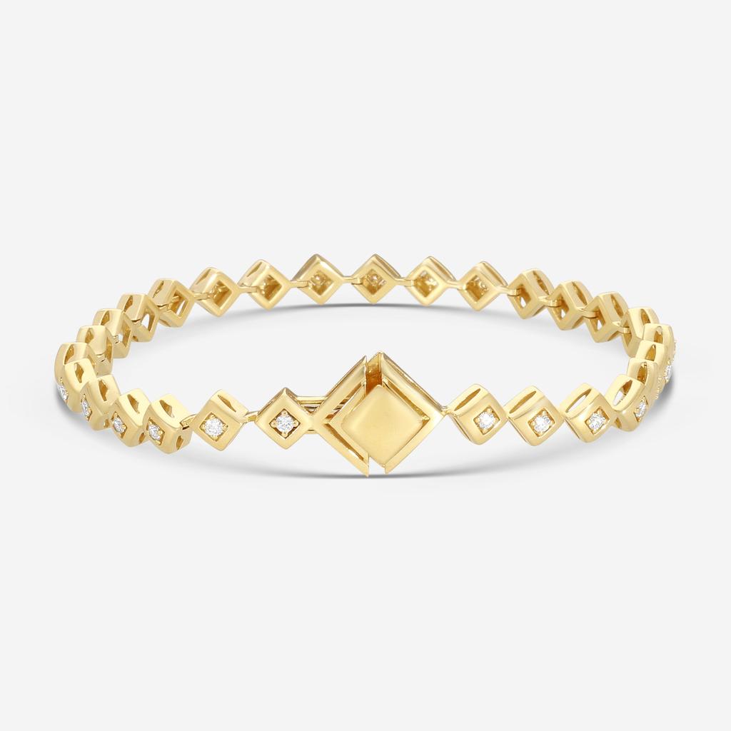 Roberto Coin Roberto Coin 18K Yellow Gold Diamond Bracelet 7772926AYLBX
