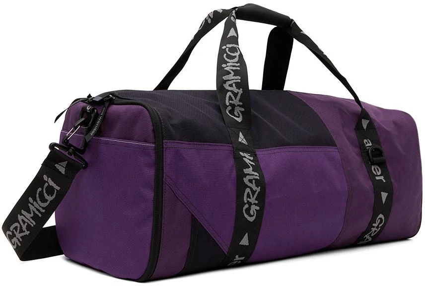 and wander Purple Gramicci Edition Multi Patchwork Boston Duffle Bag 3