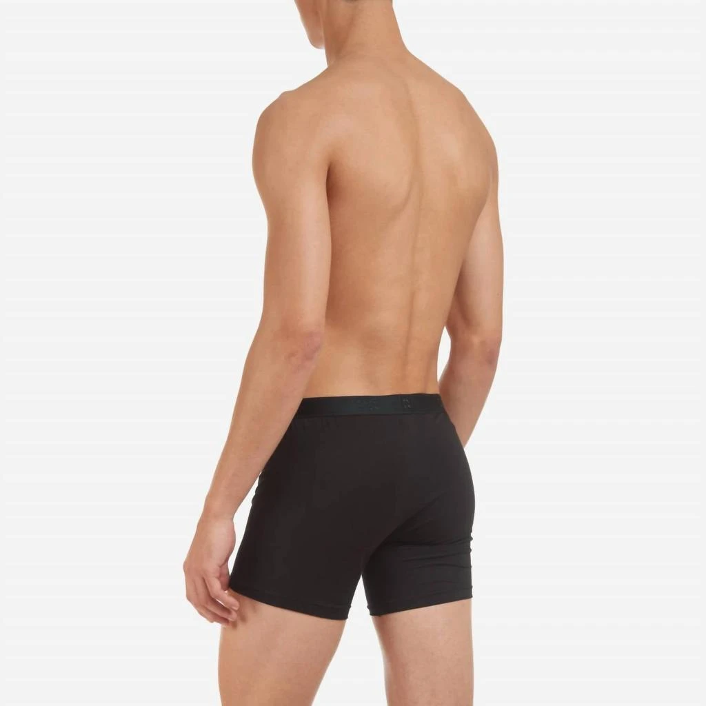 Derek Rose Pima Cotton Boxer Briefs In Black 2