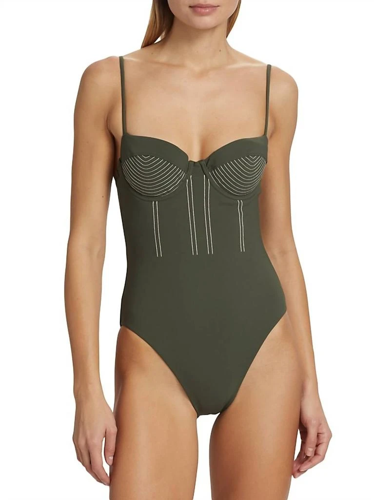 Jonathan Simkhai Jonathan Simkhai - BEATRIX BUSTIER ONE PIECE SWIMSUIT 1