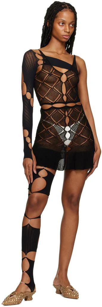 RUI Black Cutout Minidress 4