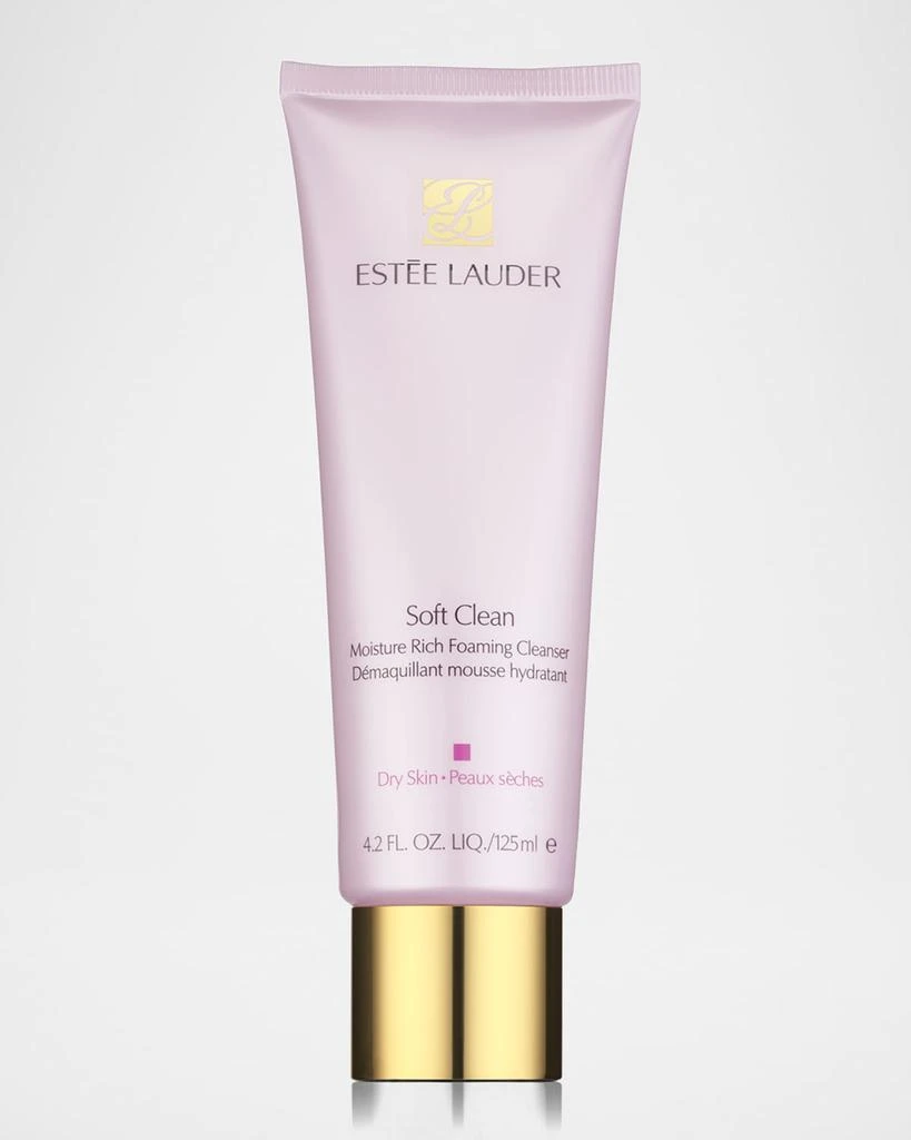 Estée Lauder Soft Clean Moisture Rich Foaming Facial Cleanser, 4.2 oz. 1