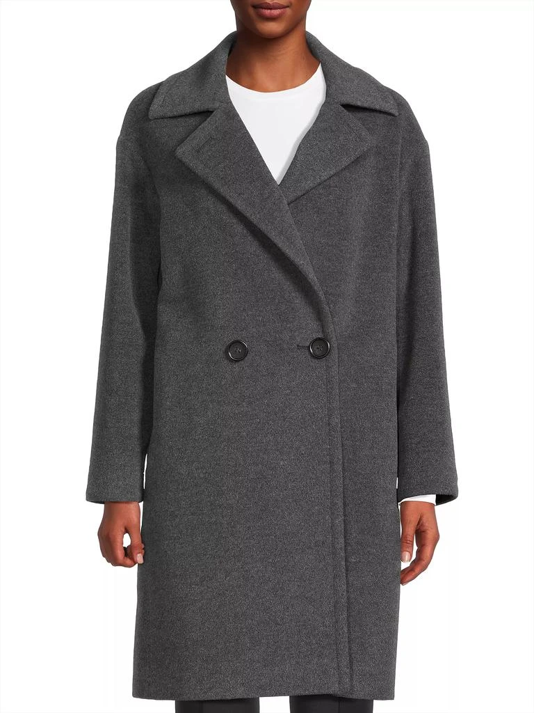 Cinzia Rocca Wool-Cashmere Double-Breasted Coat 3