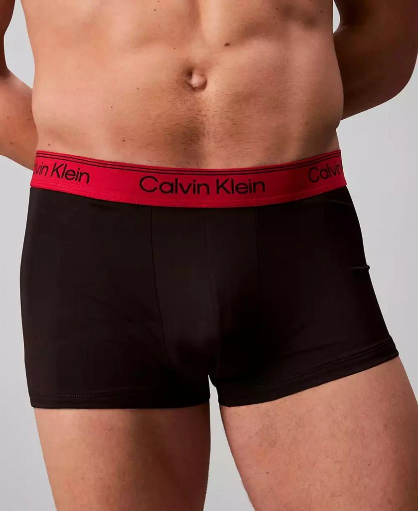 Calvin Klein Men's 3+1 Bonus Micro Stretch Low Rise Trunks Pack 4