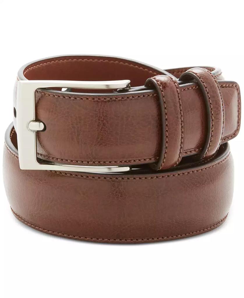 Perry Ellis Men's Big and Tall Leather Belt
