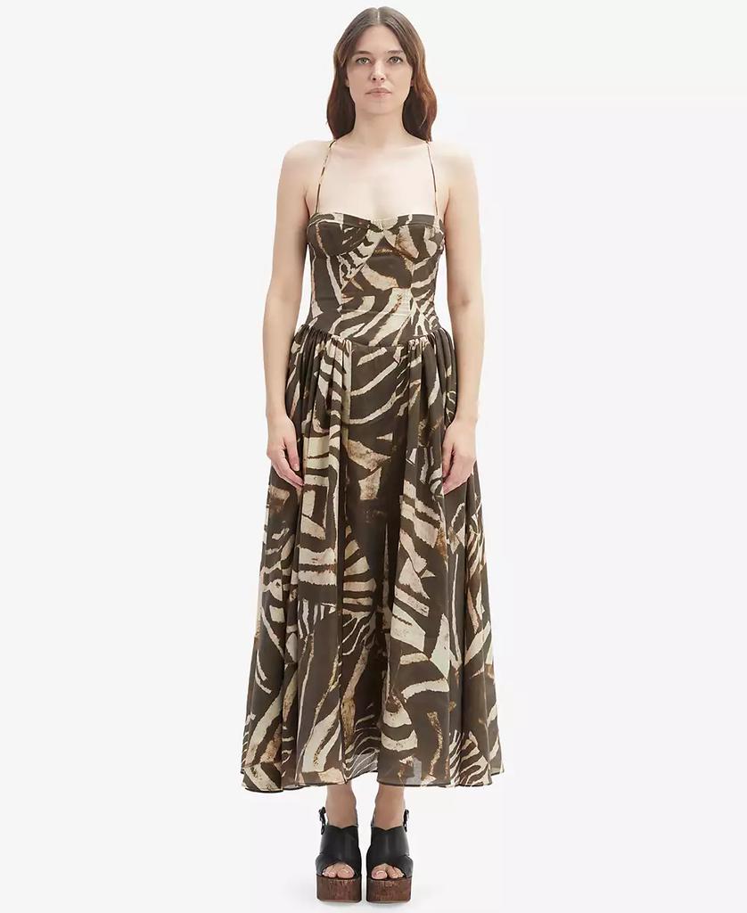 Bardot Women's Estie Printed Sweetheart Maxi Dress