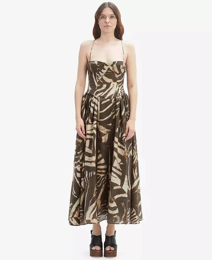 Bardot Women's Estie Printed Sweetheart Maxi Dress 1