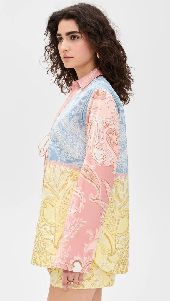 Hemant and Nandita Drop Shoulder Collared Tunic 4